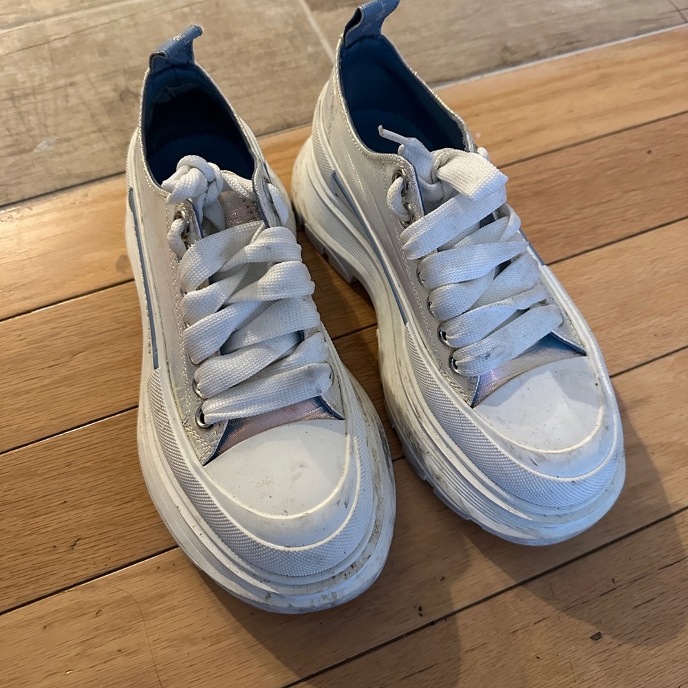 alexander mcqueen second hand Women's Tread Slick Lace Up